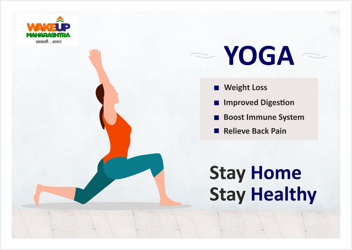 WakeUpMaha's tweet photo. Benefits of #YogaDuringLockdown ...!

#StayHomeStaySafe #CoronavirusOutbreak https://t.co/C4UhNk8Au1