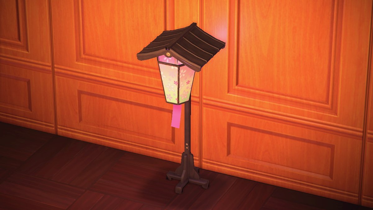BLOSSOM-VIEWING LANTERN *DIY recipe*Reserve: 1,000 BellsReply your bid to the latest bid approved by me!