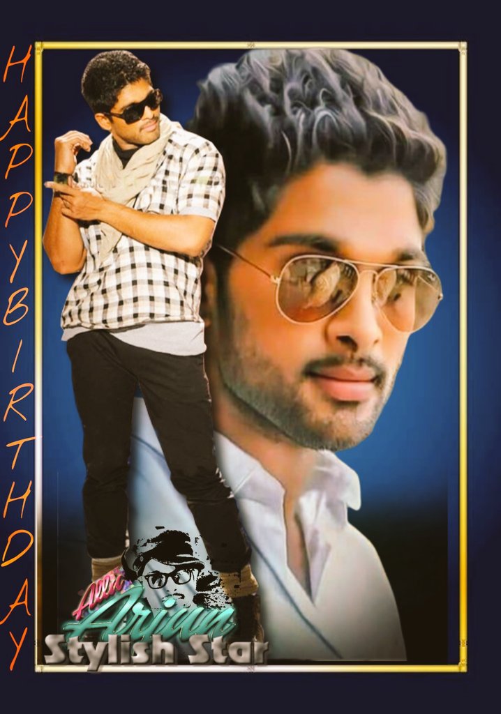 Advance Happy Birthday Stylish Star Allu Arjun 