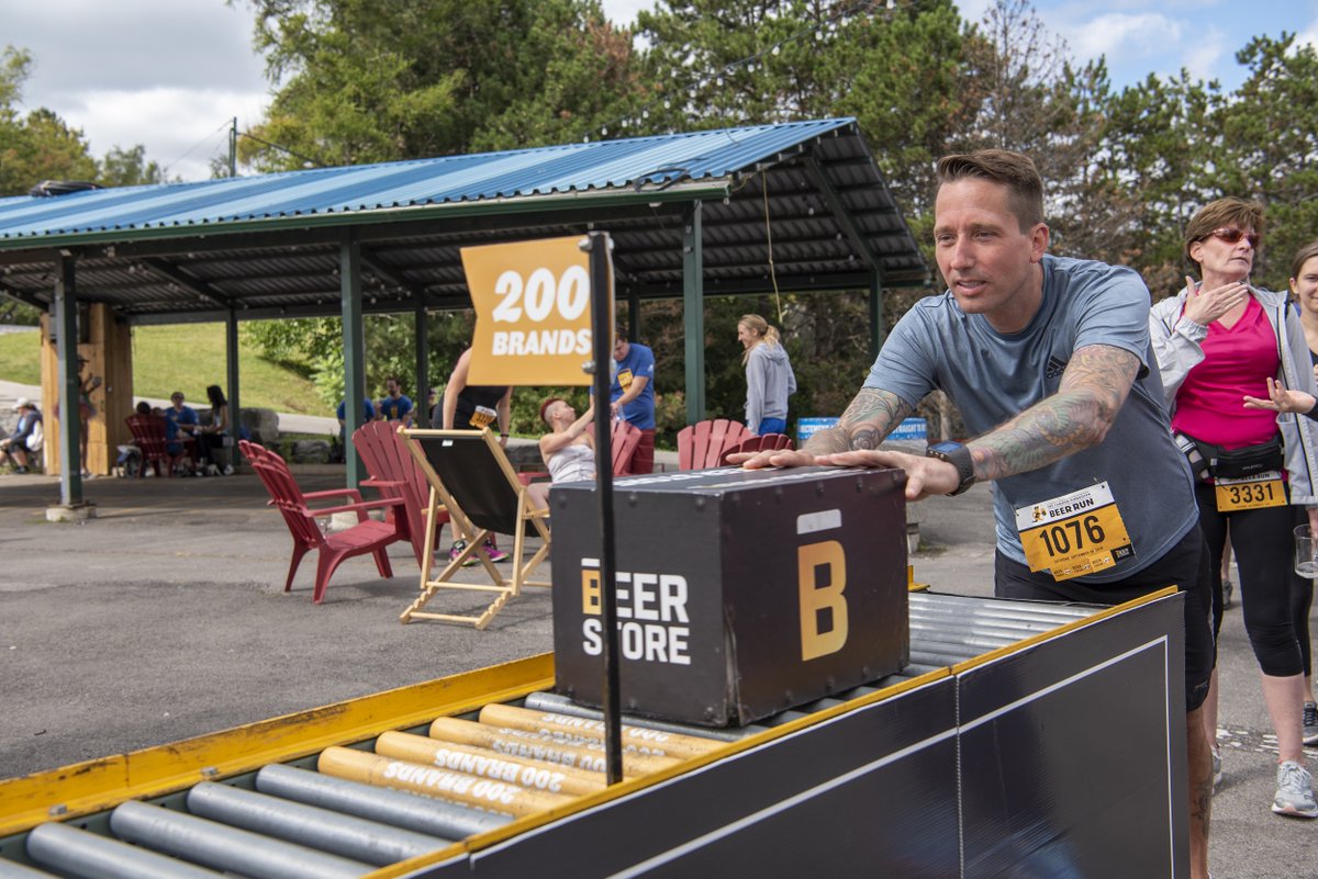 CanadianBeerRun's tweet image. Who remembers beer curling?