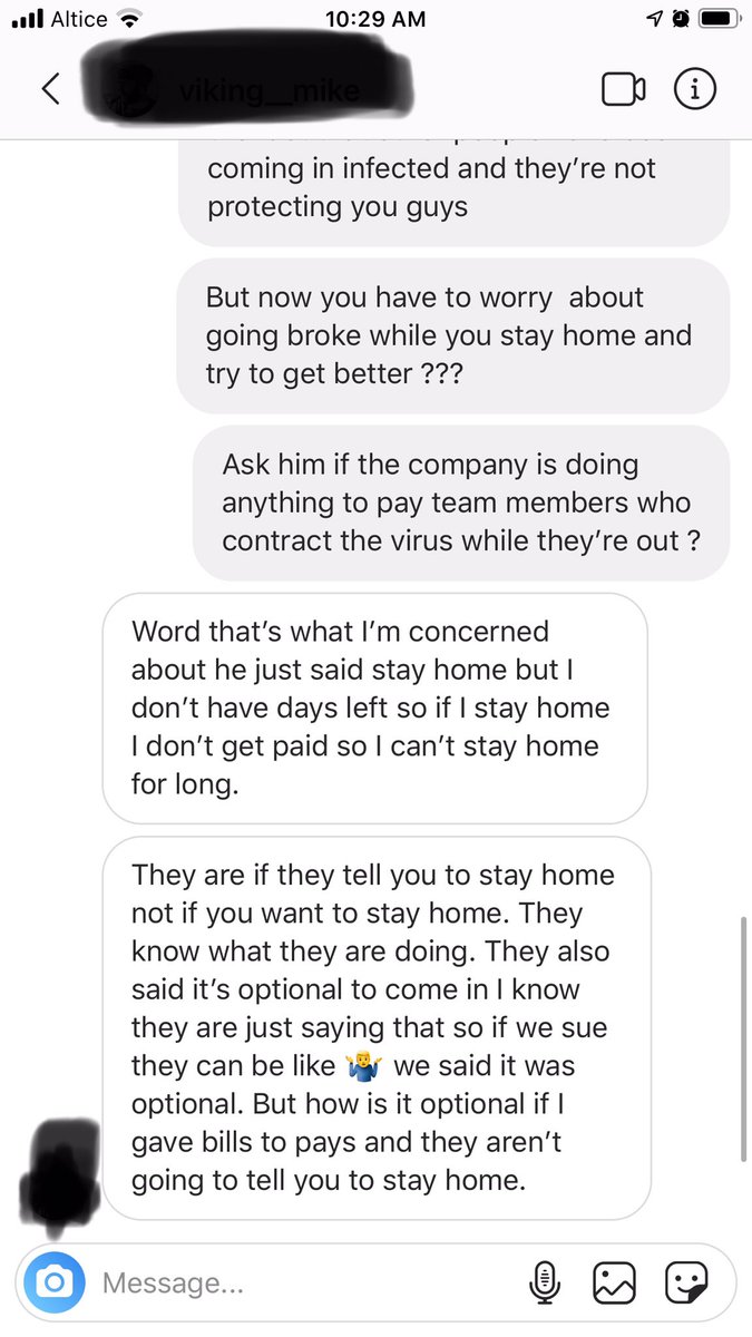 sam_digregorio's tweet photo. @FedEx #fedexoffice staying home to stay safe and healthy IS NOT OPTIONAL !!!!!!!!! We are human beings, not workhorses that you can use until you wear out and then discard of !!!!! https://t.co/ehr2xpnhEX