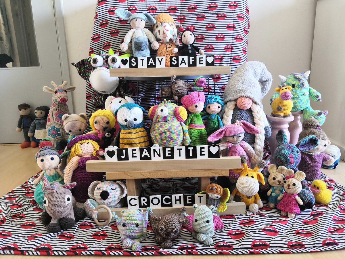 JeanetteCrochet's tweet photo. https://t.co/QO5hgd0sYl

#blijfthuis #StayHome #crochet #häklen #haken #handmade #crochetaddict #crocheting #yarn #craft #amigurumi #creativity #yarnheaven #jeanettecrochet https://t.co/4H8ZHss5F6