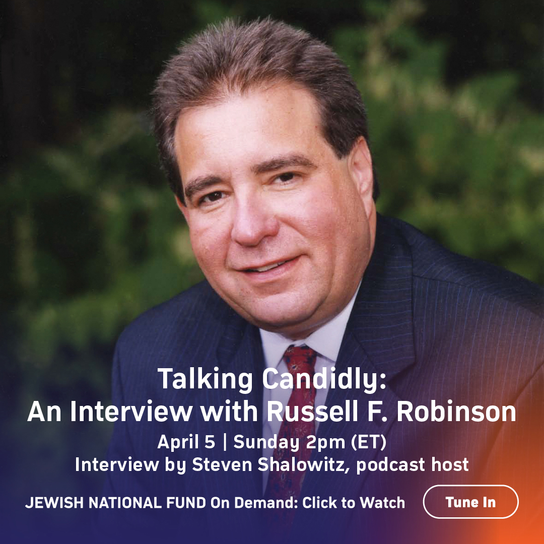 JNFUSA's tweet photo. JNF On Demand: Talking Candidly: An Interview with @JNFRobinson
Join @stevenshalowitz as he sits down with Russell Robinson, CEO of Jewish National Fund-USA, today at 2pm (ET).
Watch here: https://t.co/adkCiWPuJZ
#PoweredByJNF #LoveGrowsInIsrael #JNFOnDemand https://t.co/lvL749DGki