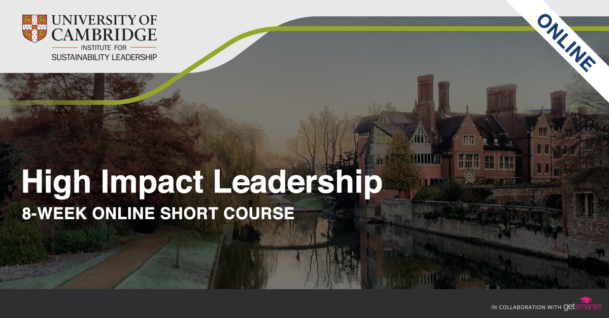 cisl_cambridge's tweet photo. Learn to lead in a changing world.
Discover an approach to #leadership that delivers meaningful outcomes across any business and industry, with CISL's High Impact Leadership online short course.
Last few days to register! 
https://t.co/kToYPAQ1aA #RewireLeadership https://t.co/zTUpGzu50R