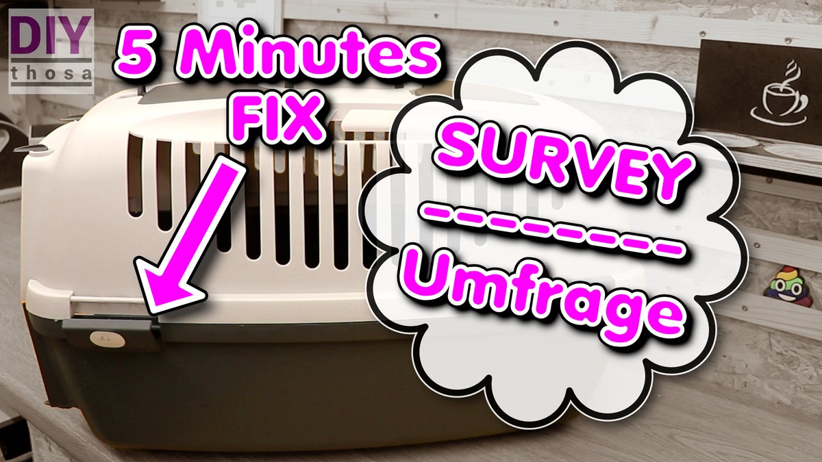 Thosa_YouTube's tweet photo. 5 Minutes Fix +SURVEY (UMFRAGE)
.
https://t.co/9BKuQRmL7j
https://t.co/zGfrlPwZ8Z
.
#thosa #youtube #tellonym #askmeanything #picoftheday
#picture #diy #followme #woodworking #wood
#website #aboutme #contact #submityouridea #faq
#5minutes #fix #repair #cat #survey #umfrage #katze https://t.co/5O8ThWFK8h