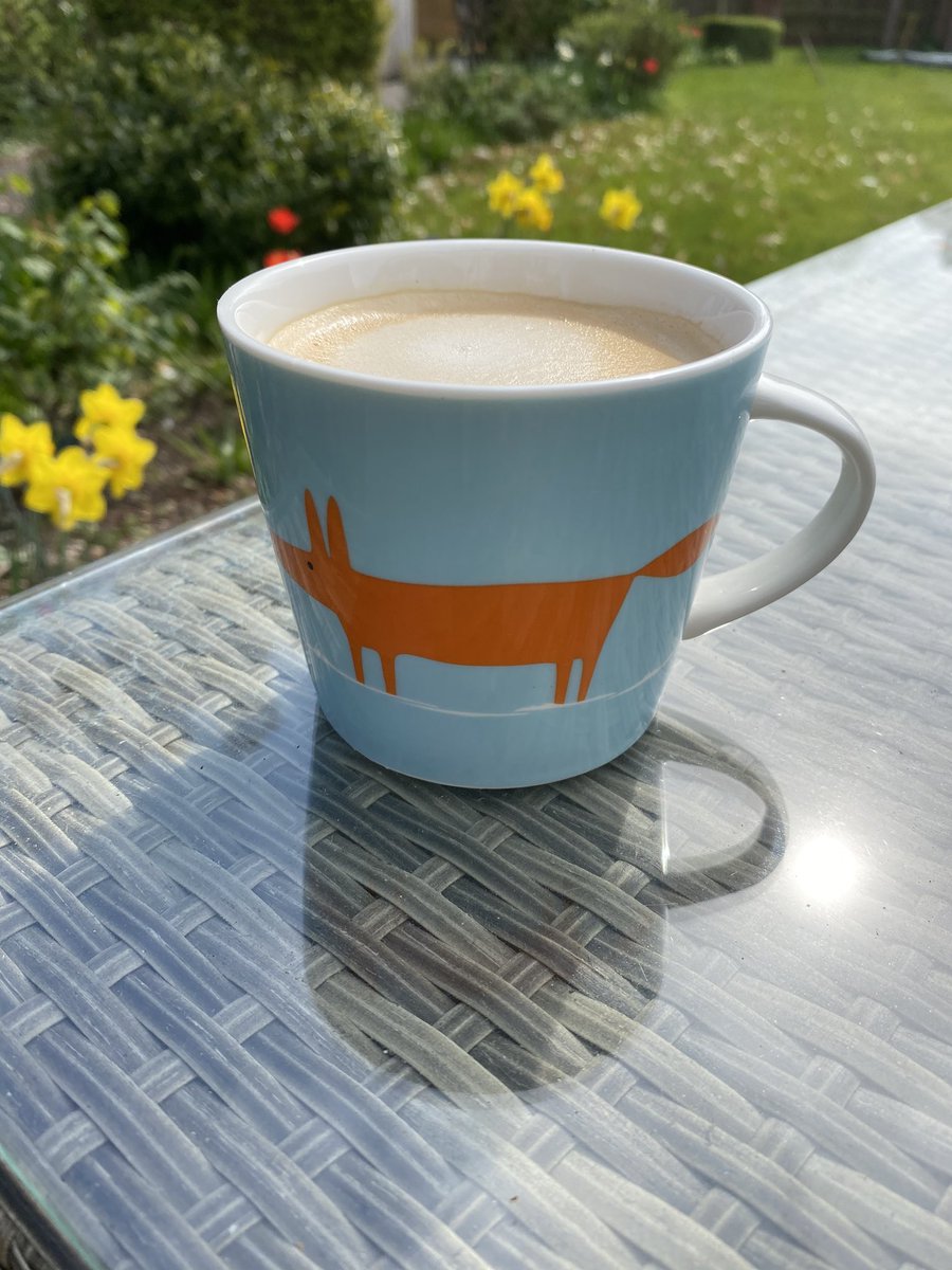 Should have been running a half marathon today .... instead had a gentle 8 miles and listened to the birds with a cup of coffee. Not so bad after all. #gratitude