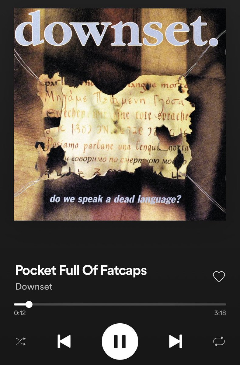 They would get pigeonholed into rap-rock/nu-metal today, but back when Downset got started in the early 90s, their style was simply a fresh brand of L.A. hardcore. They influenced a bunch of stuff that ain’t great, but I can’t stress how good this was when it came out. Still is.
