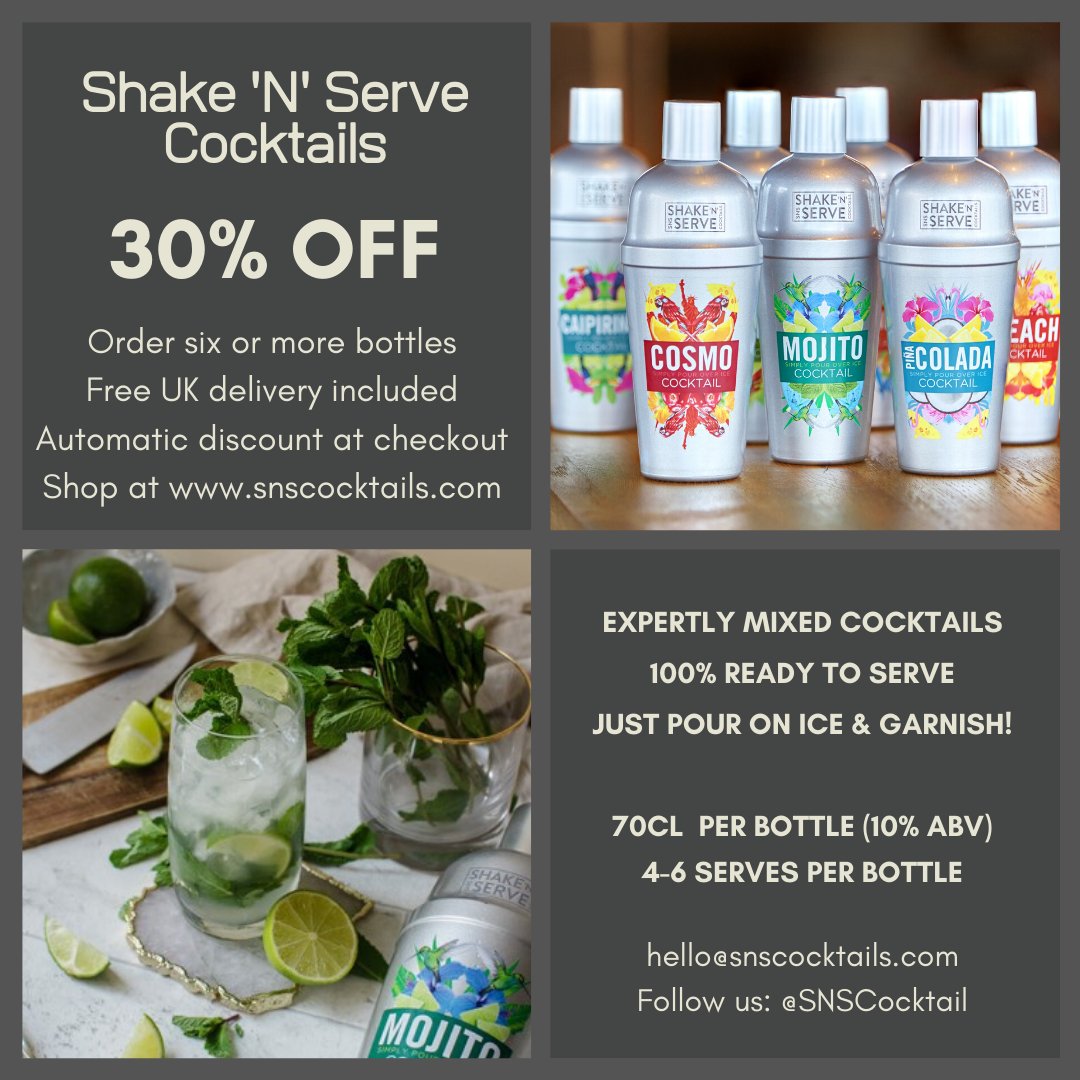 If you have to stay at home, let the world come to you!
30% OFF and FREE UK delivery see online for details.
#cocktails #discount @BuoyantTimes