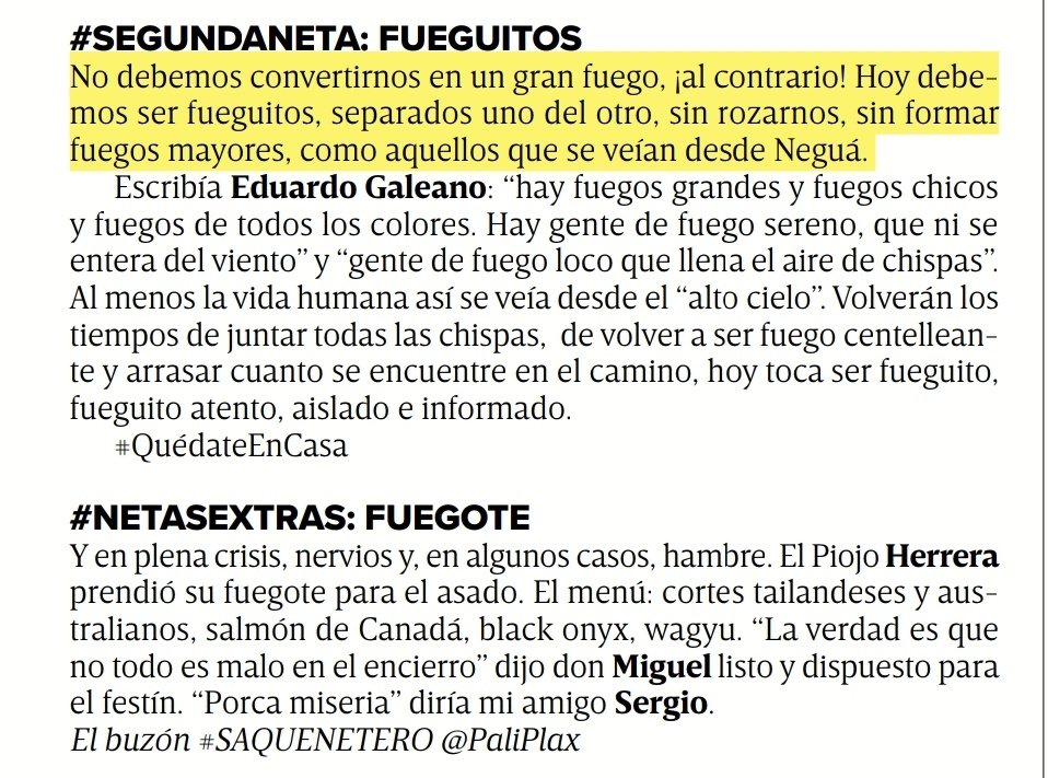 paliplax's tweet photo. Hoy escribo en @adrenalina  de @Excelsior : #SAQUEDENETA

#primeraNETA: Se estrecha 😥
#segundaNETA: "Fueguitos" 🔥
#NETASextras: Fuegotes 🍖 

Pasen por aquí camaradas y rolen los RT's ❤️. https://t.co/I5KEIwWnoY