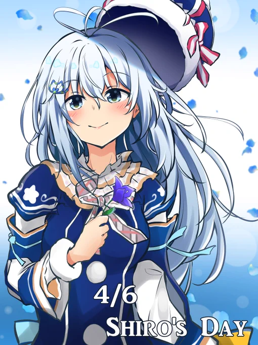 三度目のシロちゃんの日!おめでとうございます!??  #シロの日 #SiroArt 
