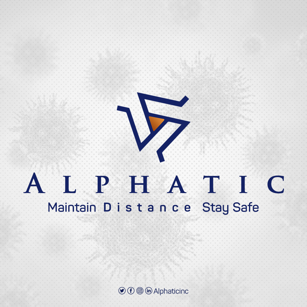 AlphaticInc's tweet photo. Alphatic is concerned about the safety of its people. 
𝐒𝐭𝐚𝐲 𝐇𝐨𝐦𝐞 🏡 𝐒𝐭𝐚𝐲 𝐒𝐚𝐟𝐞 😷 and maintain the Social Distance and fight against #COVID-19 

#pandemic #epidemic #outbreak #corona #outbreak #staysafe #stayhome #SocialDistance #SelfQuarantine #CoronavirusPandemic https://t.co/NRuQd9PusF