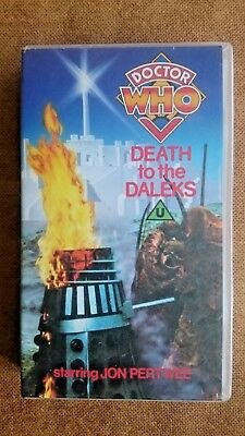 I’m going slowly mad being stuck inside so let have some fun. What’s your favourite VHS cover and WHY?VHS: Death to the DaleksREASON: The Dalek is ON FIRE 