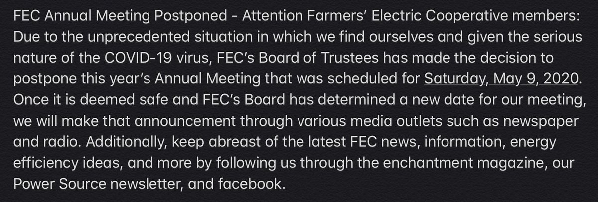 FarmersElectric's tweet photo. https://t.co/qIrKL01Frd
