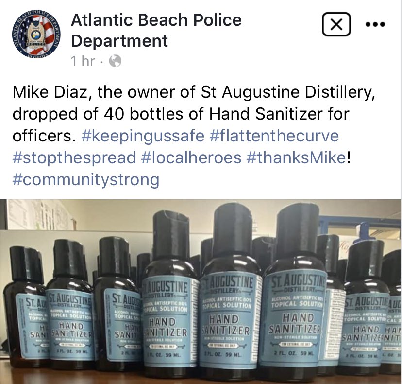 Thanks Mike Diaz and St Augustine Distillery!