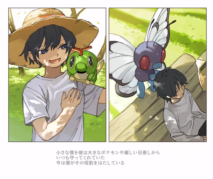 いつもは人の目線だけど、これはポケモン目線で進化に伴う色々です。 