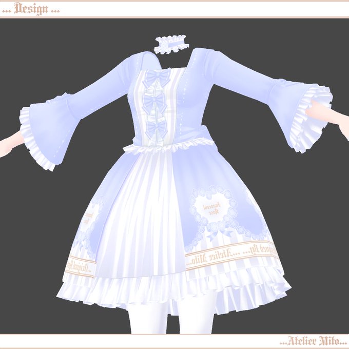 着せ替え洋服『ロココドレス』スキニング済みの販売を開始しました。よろしくお願いします。

https://t.co/6JW7DvAycQ

#Booth #3DCG #VRChat #VRC 