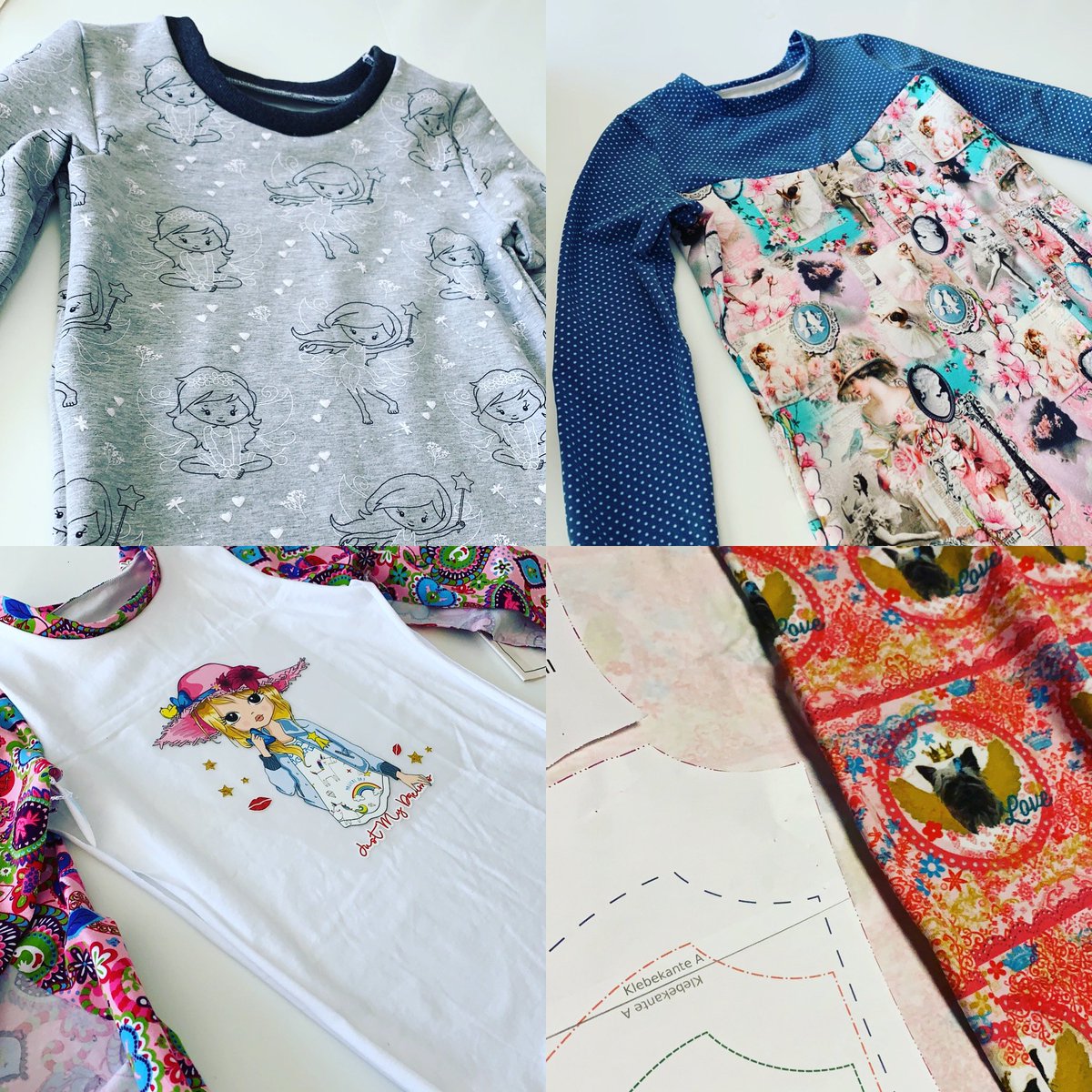 dezemberzicke's tweet photo. nähen ist wie zaubern können ❤️Neue Shirts fürs Zornröschen genäht .... https://t.co/IjMlisKcEj