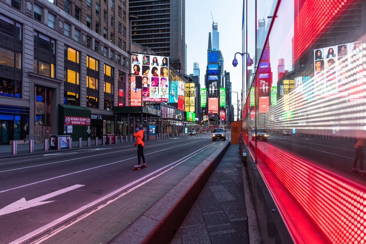 New York City is also likely to develop the strictest norms for mask-wearing, “test and trace,” and other measures to limit the spread of the virus. Combined with social distancing, that will eventually make the city visitable once again   https://trib.al/7BK3Sx2 