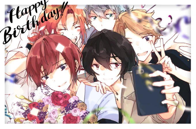 ス～ちゃんこっちむいて^^
#朱桜司生誕祭2020
#朱桜司誕生祭2020 