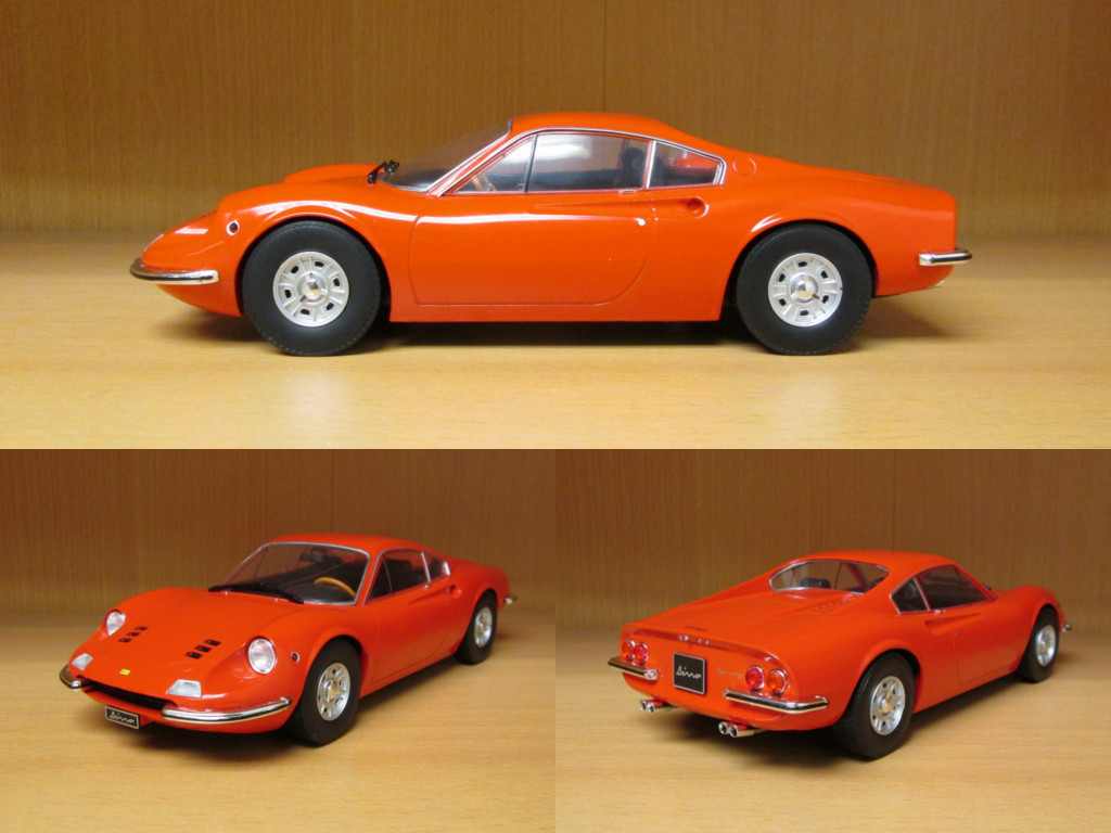 This 1969 #Ferrari #Dino #246 #GT in scale 1:18 is announced by
