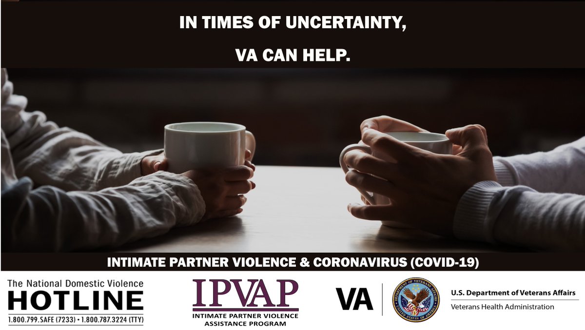 VAProvidence's tweet image. In times of uncertainty, VA can help. Talk to Lucy, the Providence VA Intimate Partner Violence Assistance Program Coordinator, at 401-443-0278 or or text LOVEIS to 22522 for the National Domestic Violence Hotline. #Veterans #COVID19andIPV #StopIPV #RHS #COVID19