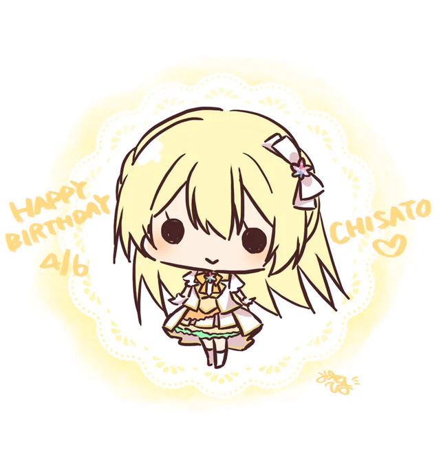 千聖さん、お誕生日おめでとう?
#白鷺千聖生誕祭2020 
#白鷺千聖誕生祭2020 