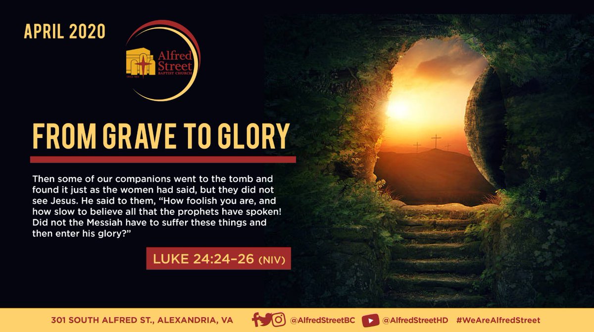 AlfredStreetBC's tweet photo. ASBC Family & Friends - We Thank You for Joining us Online Today at our NEW Service Times of 8AM & 10AM ET. We look forward to more God-filled experiences with each of you virtually. FOLLOW US & STAY CONNECTED!
#WeAreAlfredStreet #AprilTheme #church #Sunday #PalmSunday https://t.co/Xq1HxSC1gU