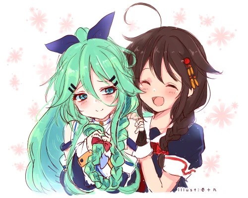 時雨&amp;山風まとめ #艦これ 