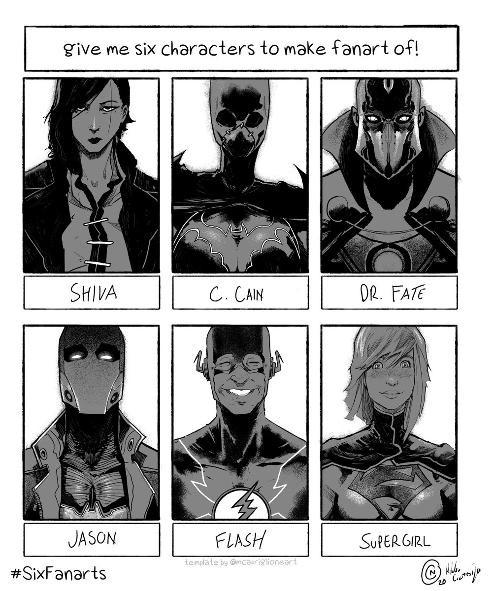 #sixfanart : DC edition! 

How tough is my sqaud?!

I really needed this. Inking them felt so relaxing. 