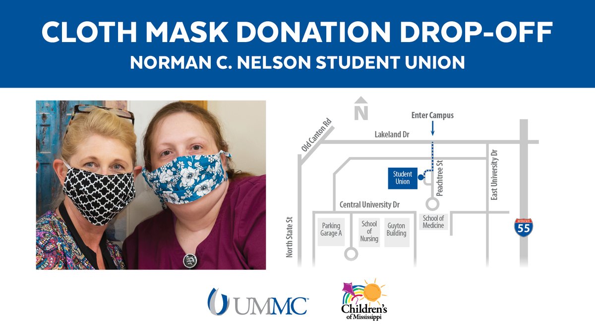 UMMCnews's tweet image. We have increased need of masks for our health care heroes. If you are able to donate in-box or home-sewn masks, please visit umc.edu/covid19donatio… for more information. #UMMCStrong