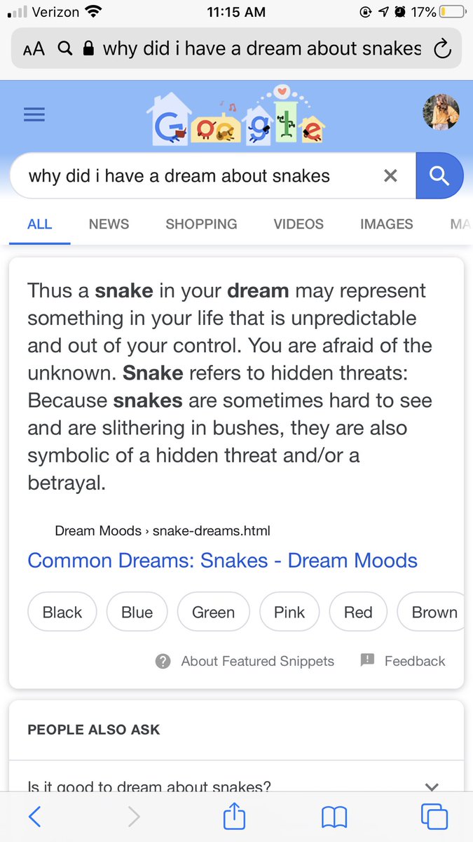 JusticeNorth2's tweet photo. Had a dream about snakes last night. I would say this is pretty accurate. https://t.co/pO0xa91pS6