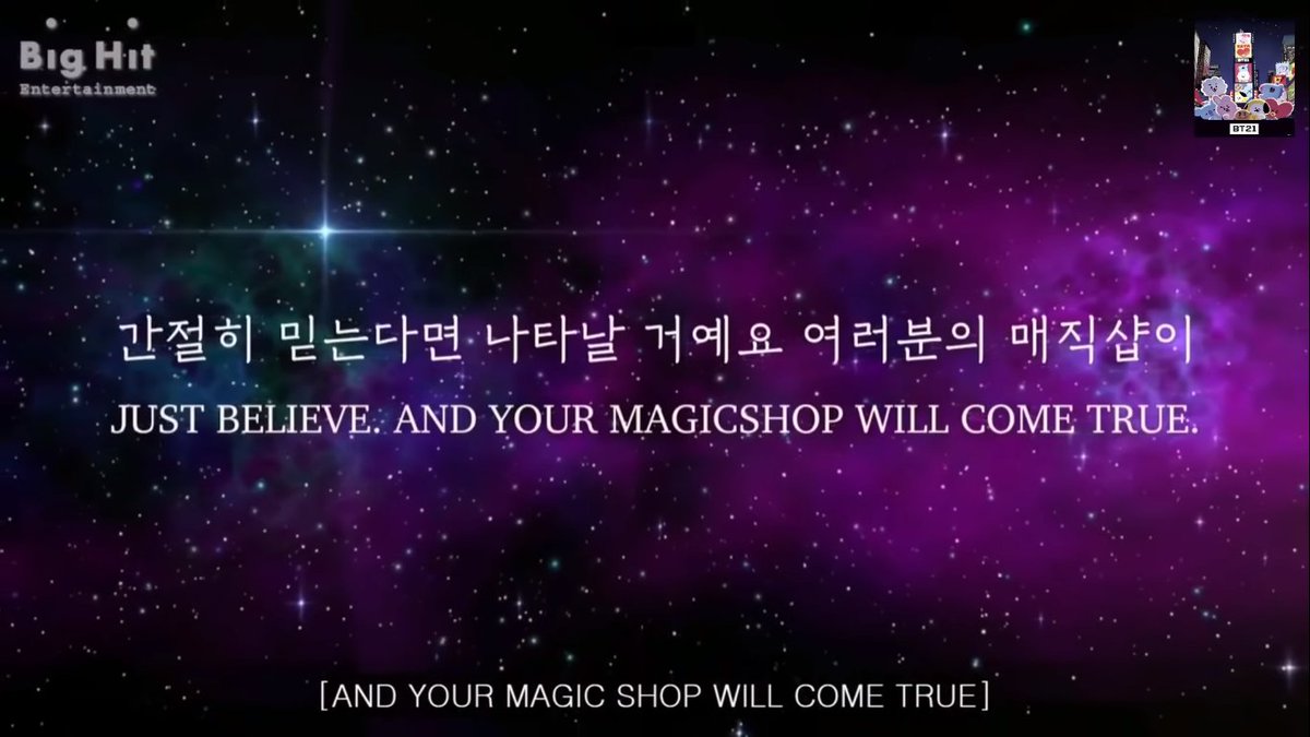 Sumarizing the message of the book would not be possible, you really need to read it to understand how it is done.But interesting enough, the Magic Shop concept was described when the 5th Muster started last year... it was the theme after all. @BTS_twt
