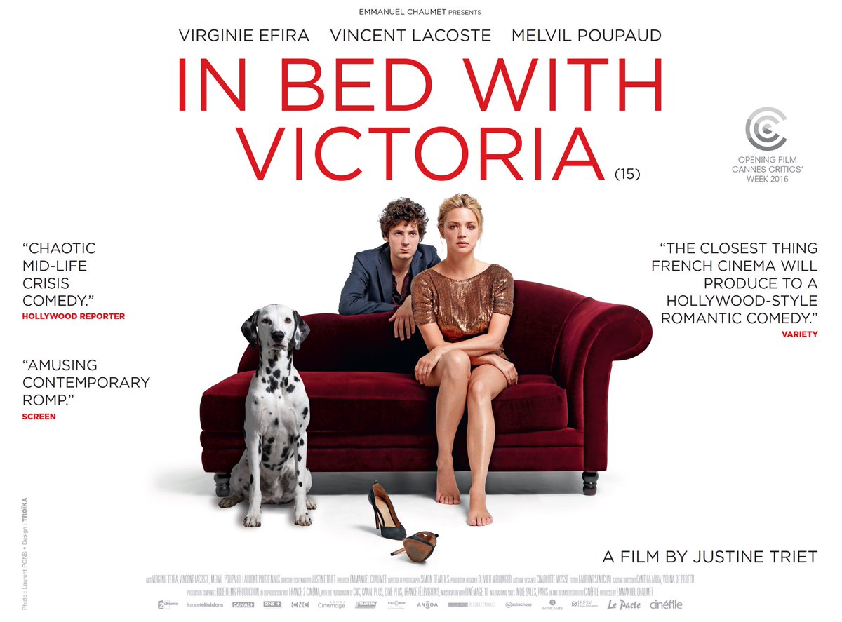 CineFileDistrib's tweet photo. @VirginieEfiraof stars in delightful rom-com In Bed with Victoria, by Justine Triet. It opened Critics’ Week in Cannes 2016. 🇫🇷 🎞
Watch it now on @Vimeo for only £3.26👇
https://t.co/VZvZz6vlNK
#InBedWithVictoria #FrenchCinema #FrenchFilm #Cannes https://t.co/Muy5CdNU72