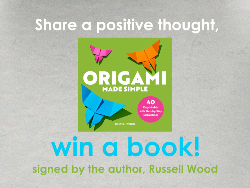 happyfolding's tweet image. Win a copy of the book "Origami Made Simple" by Russell Wood signed by the author!
You can take part by submitting your response here before the end of April 11th 2020: forms.gle/ff8aqTGFQJHNLg…