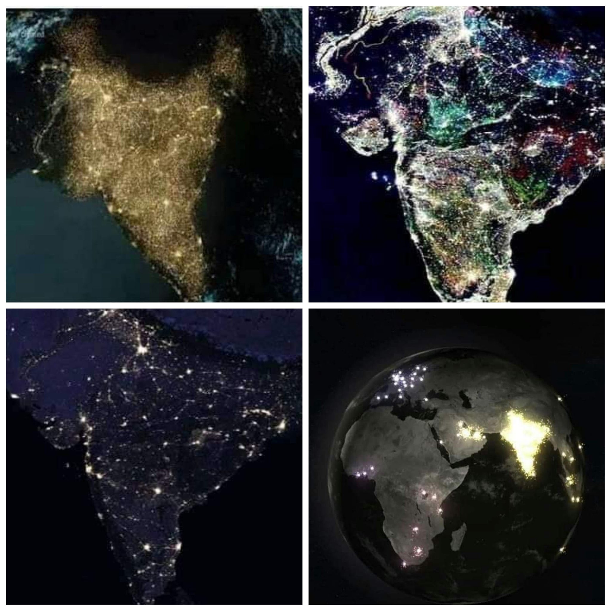 India Satellite View Today 9pm Stocktalk On Twitter: "🔥 Beware Of These Photos That Will Be Circulated On  Whatsapp And Other Social Media Apps After The 9Pm Diya Event In India.  Unesco, Who, Nasa, World Bank, Un,