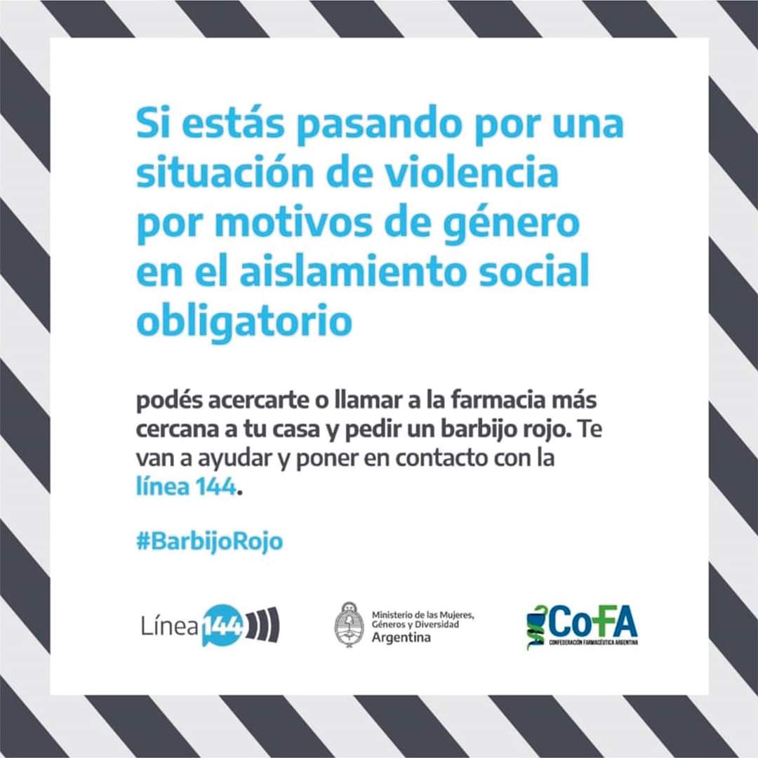COMUNAdePILARsf's tweet photo. #CoronavirusEnArgentina 
Situaciones de violencia. https://t.co/txRW2jRtCR