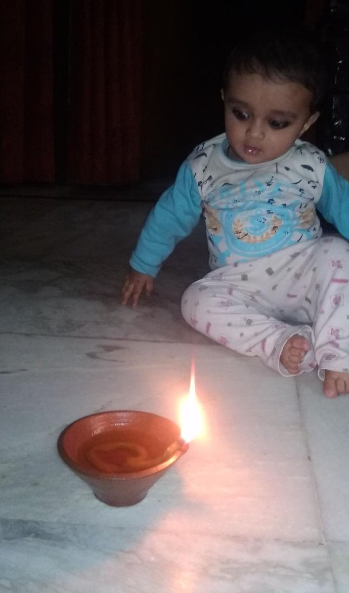 nipuntOfficial's tweet image. 7 month baby Arnav Tyagi make preperation to support  #diyajalao #GhantiBajao #GoCoronaCoronaGo @narendramodi @ABPNews @abpnewshindi