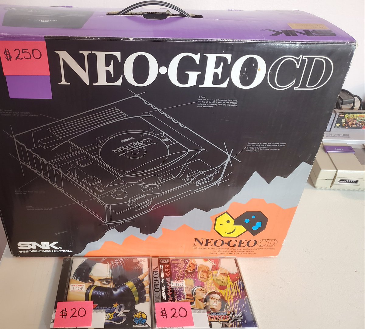 bklynvideogames's tweet photo. All prices are shipped. Available now. Afterward they will be available on our ebay store. https://t.co/fcHcL74FGu #neogeocd #gba #videogames #nyc #brooklynvideogames https://t.co/GwPaB99CeZ