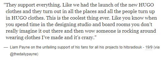 and he never ever forgets to thank his fans for everything. stan an angel. stan liam payne.
