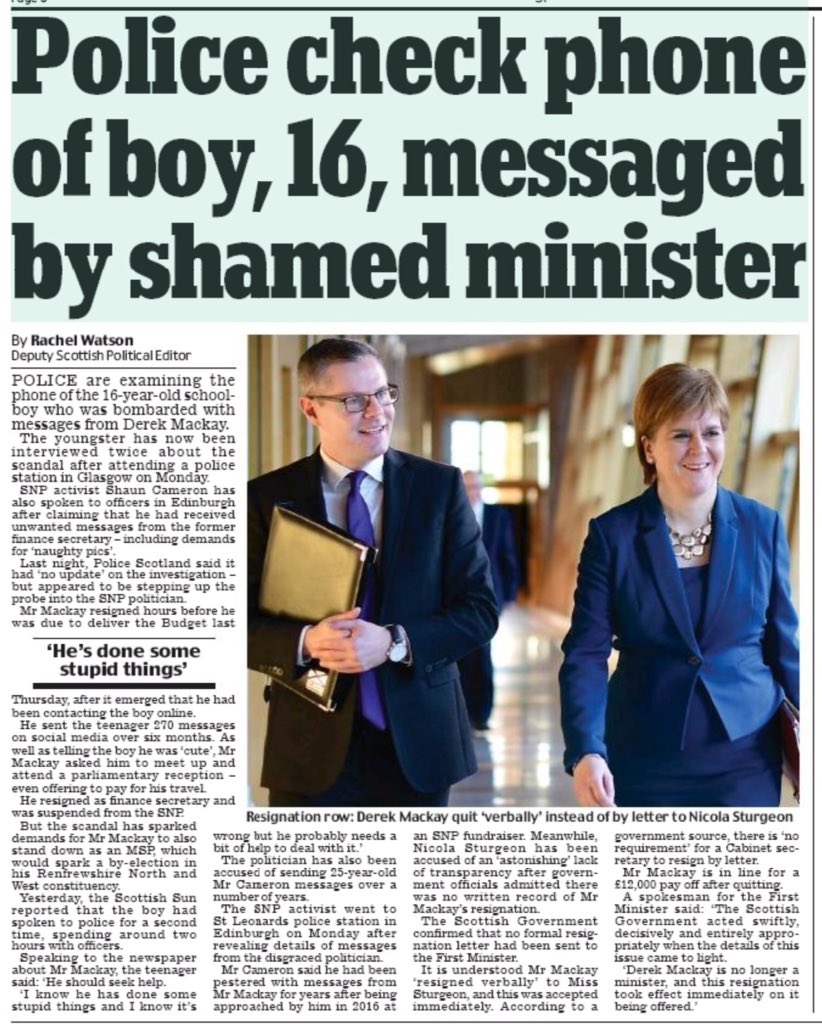 mik61scot's tweet photo. "...and anyway, I'm keeping my job and salary on the SNP Mackay Principle so there...!"
#Mackaygate https://t.co/sk0OlW6pqP