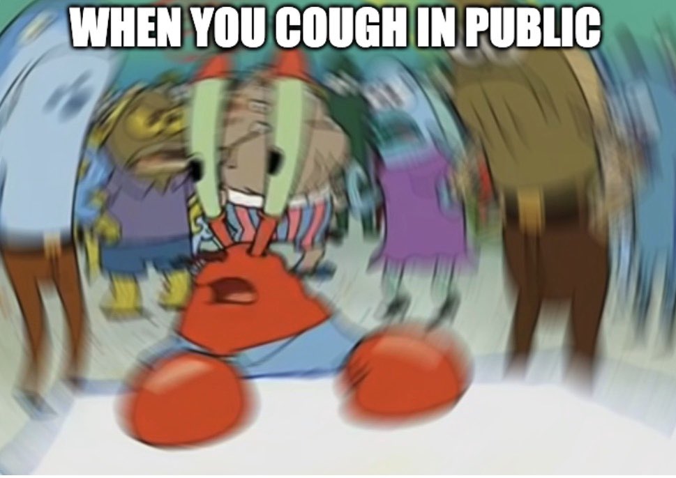 CristianSida's tweet photo. I honestly thought I was going to get punched FOR COUGHING! 
#MCO435 #publiccough https://t.co/dqDskMEsBU