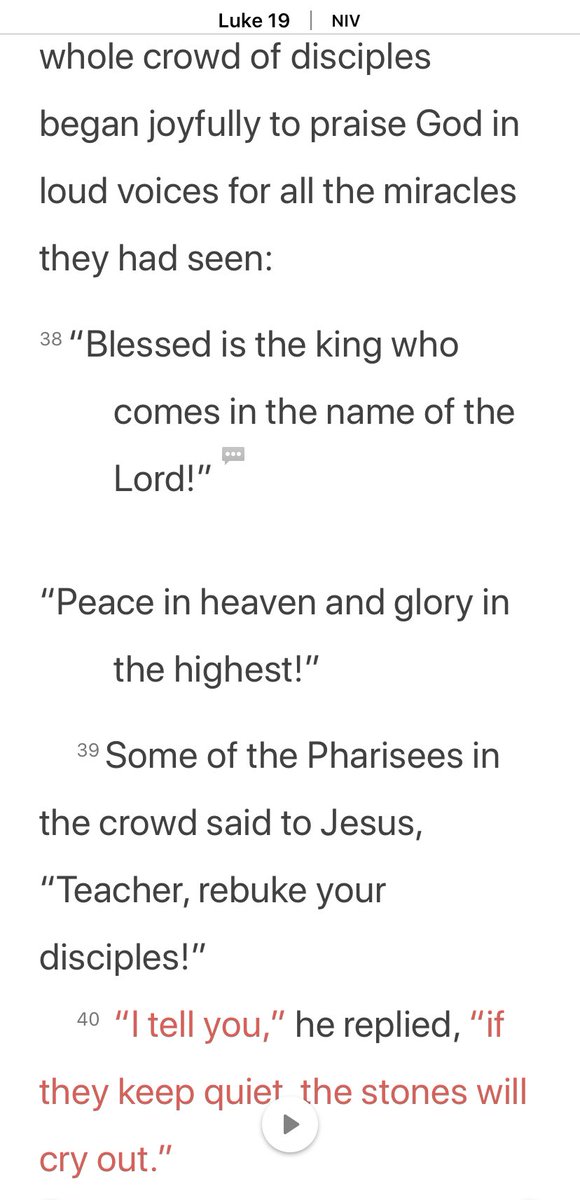 DavidSWyatt's tweet photo. “If they keep quiet, the stones will cry out” - Jesus #Way #Truth #Life #PalmSunday #GoodNewa https://t.co/xCbB4Xh5mL