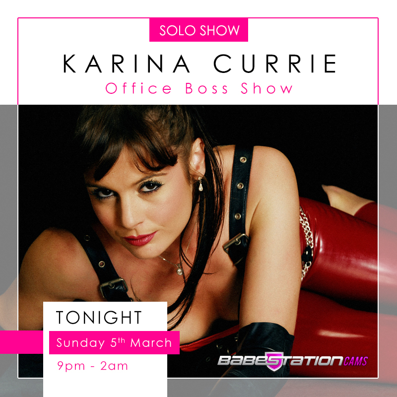Isolate tonight with naughty Karina. Night filled with fun in the office from 21:00 PM https://t.co/ZkQF2zojsn
