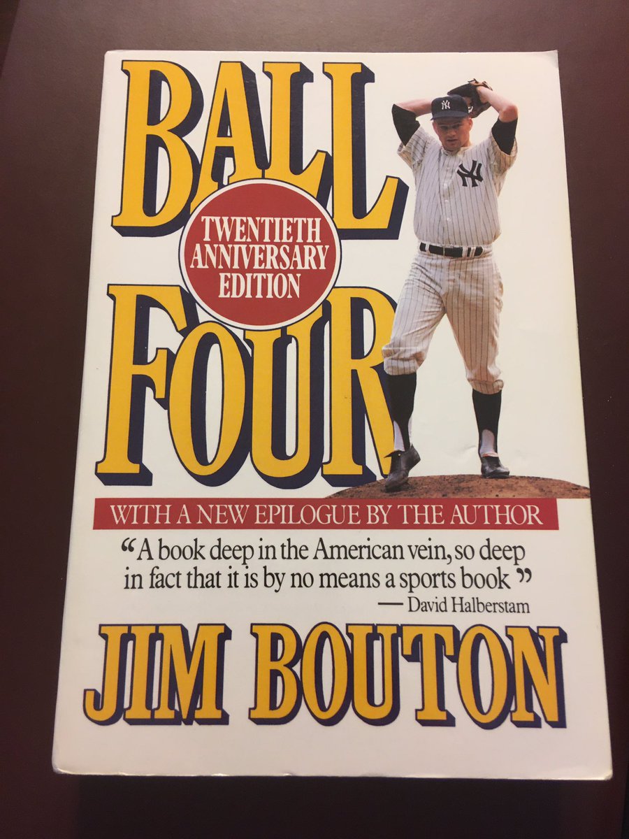 Suggestion for April 5 ... Ball Four (1970) by Jim Bouton.