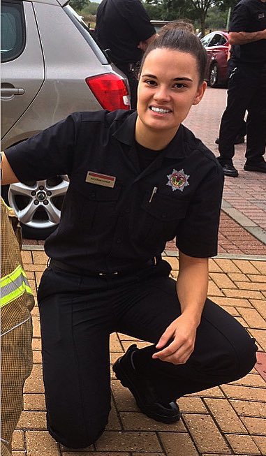 Kayleighsmiiith's tweet photo. I'm asking those who serve/served their community as a Police Officer/Deputy/Firefighter/Medic/EMT/ Nurse to join the challenge of posting a picture of yourself in uniform. Just a picture, no description. The goal is to flood twitter with positive photos instead of negativity. https://t.co/nFIoWTrz2T