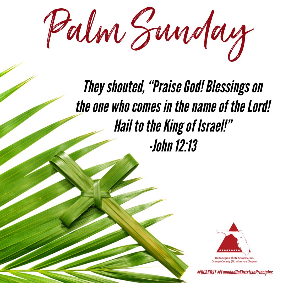 OCACFLDST's tweet photo. It is Palm Sunday! While you safely shelter at home remember: 𝐖𝐞 𝐬𝐞𝐫𝐯𝐞 𝐚 𝐆𝐨𝐝 𝐨𝐟 𝐇𝐨𝐩𝐞!
#OCACDST #FoundedOnChristianPrinciples #PalmSunday https://t.co/tIjS1gyTcf