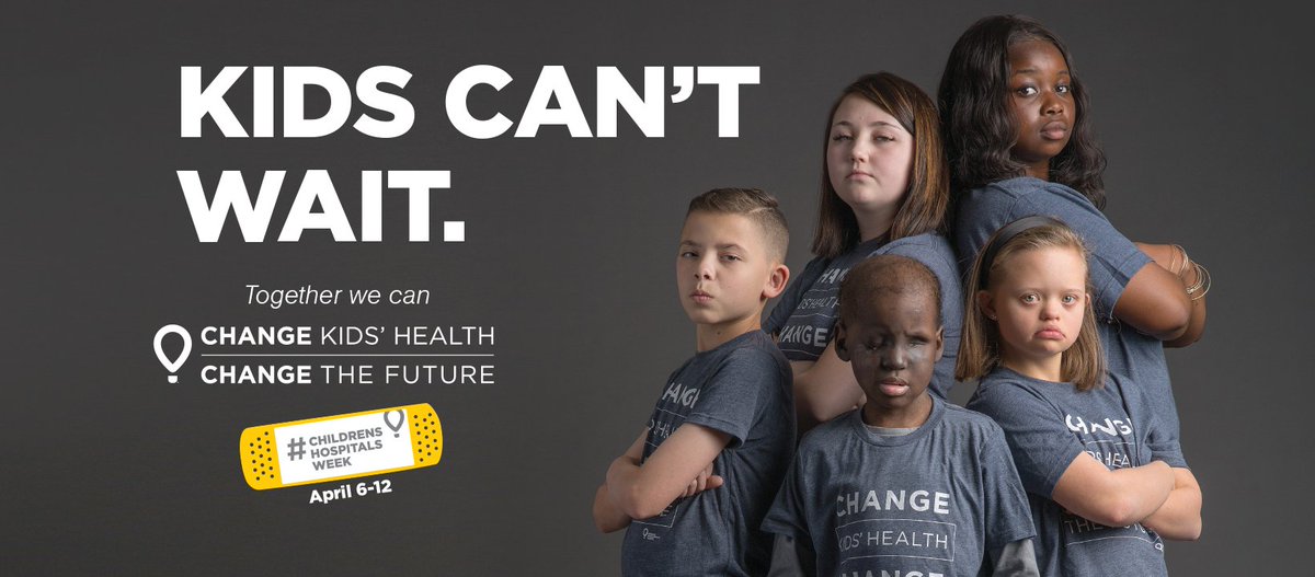 CMN_HQ's tweet photo. Tomorrow kicks off #ChildrensHospitalsWeek. Join us April 6-12 for a week of helping kids and ensuring children’s hospitals have the funds they need to care for more than 10 million kids a year. https://t.co/IHkGQI2pBO https://t.co/FK4GOp8EsP