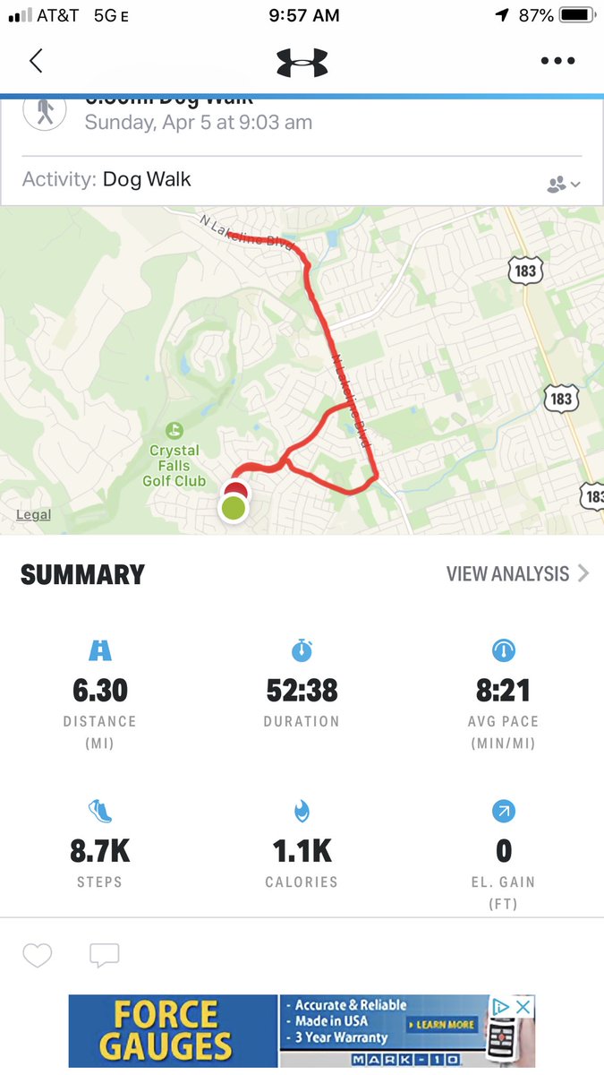 drjpct2's tweet photo. During these times we must stay in shape while we shelter in place on our days off it is easy to be lazy. Get out! And move!! Be safe out there! https://t.co/ooa7eHmb5R