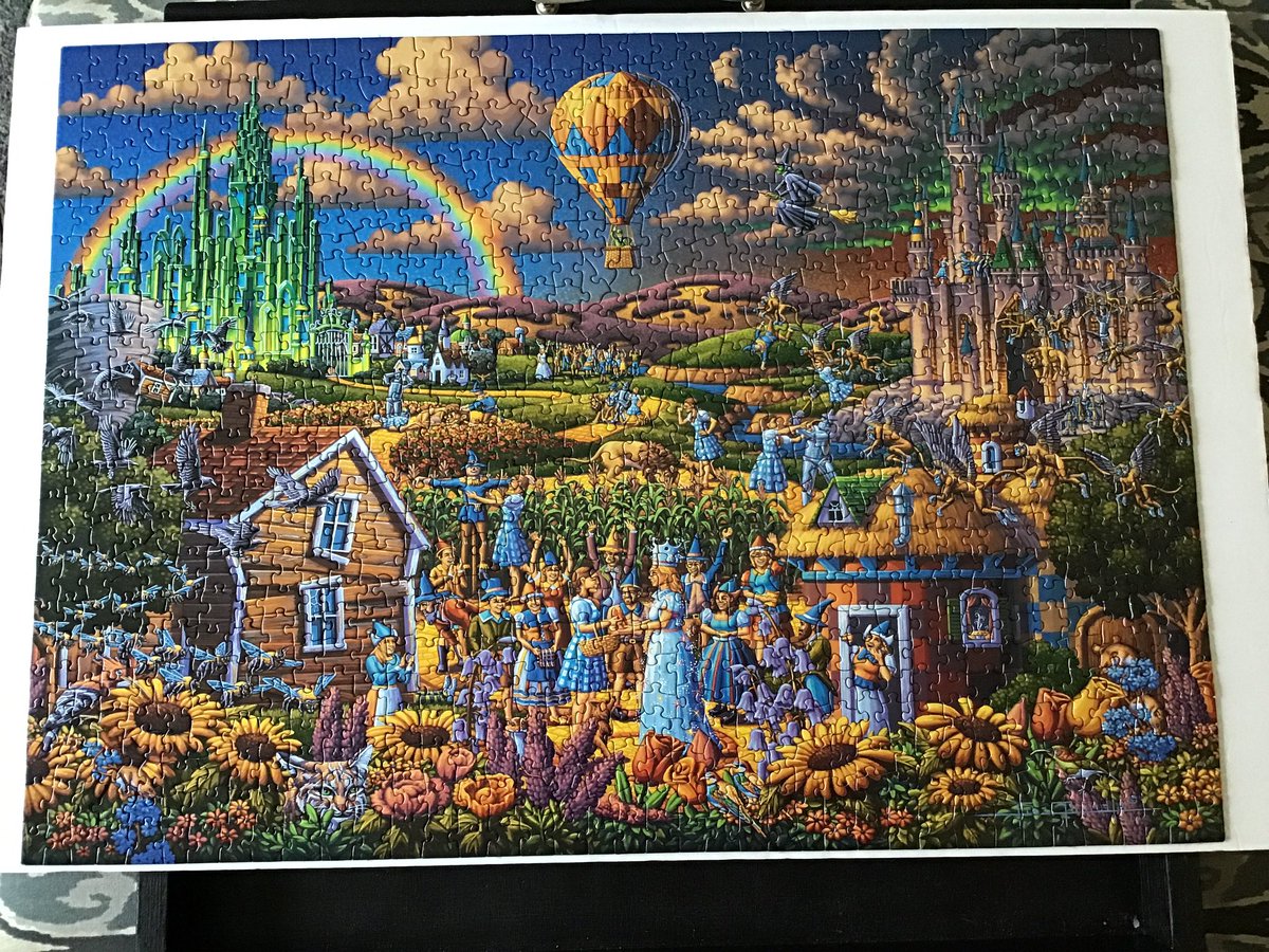 First puzzle complete (with significant help from my older sister 😉!) 🧩🧩  #cbpuzzlechallenge <a href="/CBSDSchools/">Central Bucks SD</a>