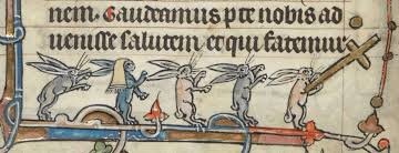 Rabbit procession[BL, Add 36684]